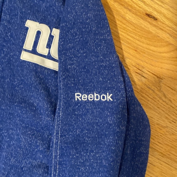 Reebok NFL New York Giants football zip up hoodie sweatshirt unisex - Picture 5 of 7